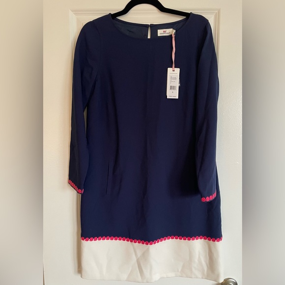 Vineyard Vines Dresses & Skirts - NWT Vineyard Vines Nautica Navy Crepe Color Block Dress size Small